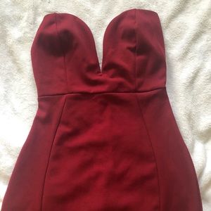 Strapless mermaid dress